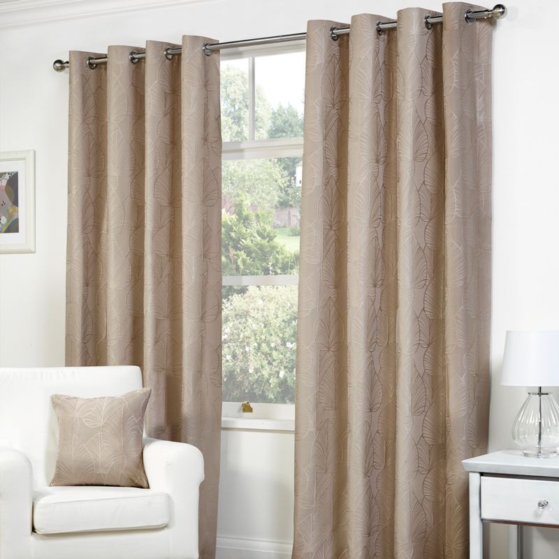 Palma Curtains (66" Width x 90" Drop) - Mink